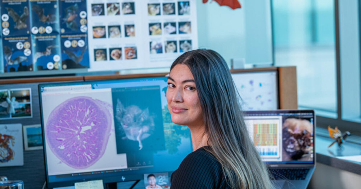 She doesn’t mind being… Stowers Institute for Medical Research