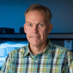 Portrait of Stowers scientist Christopher Wood